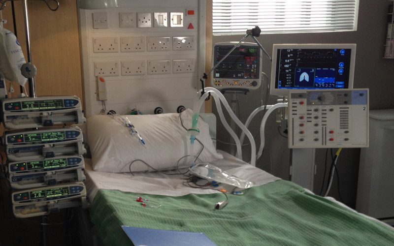 ICU Room Equipment for Hire for TV and Film