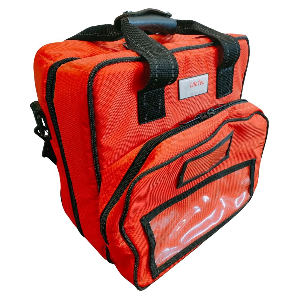 Paramedic Carry Bag Red (Lifetec) - Medical hire