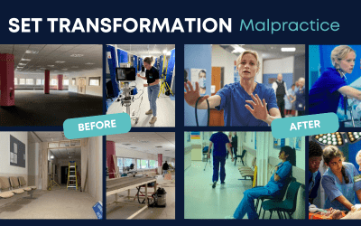 Hospital Set Transformation: From Gloomy Tax Office to Hospital TV set